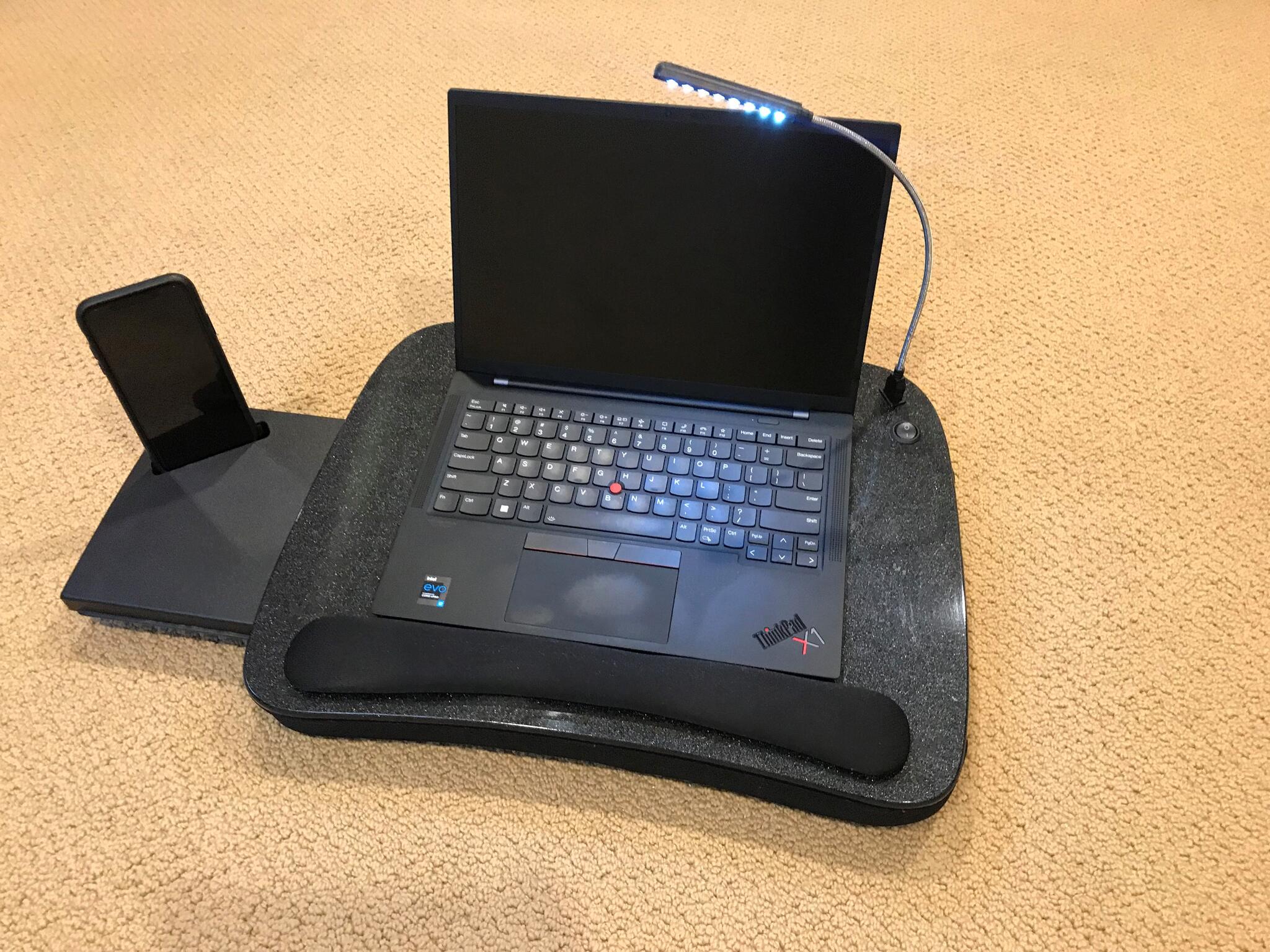 Sofia + Sam Portable Lap Desk Memory Foam Workstation, Tablets