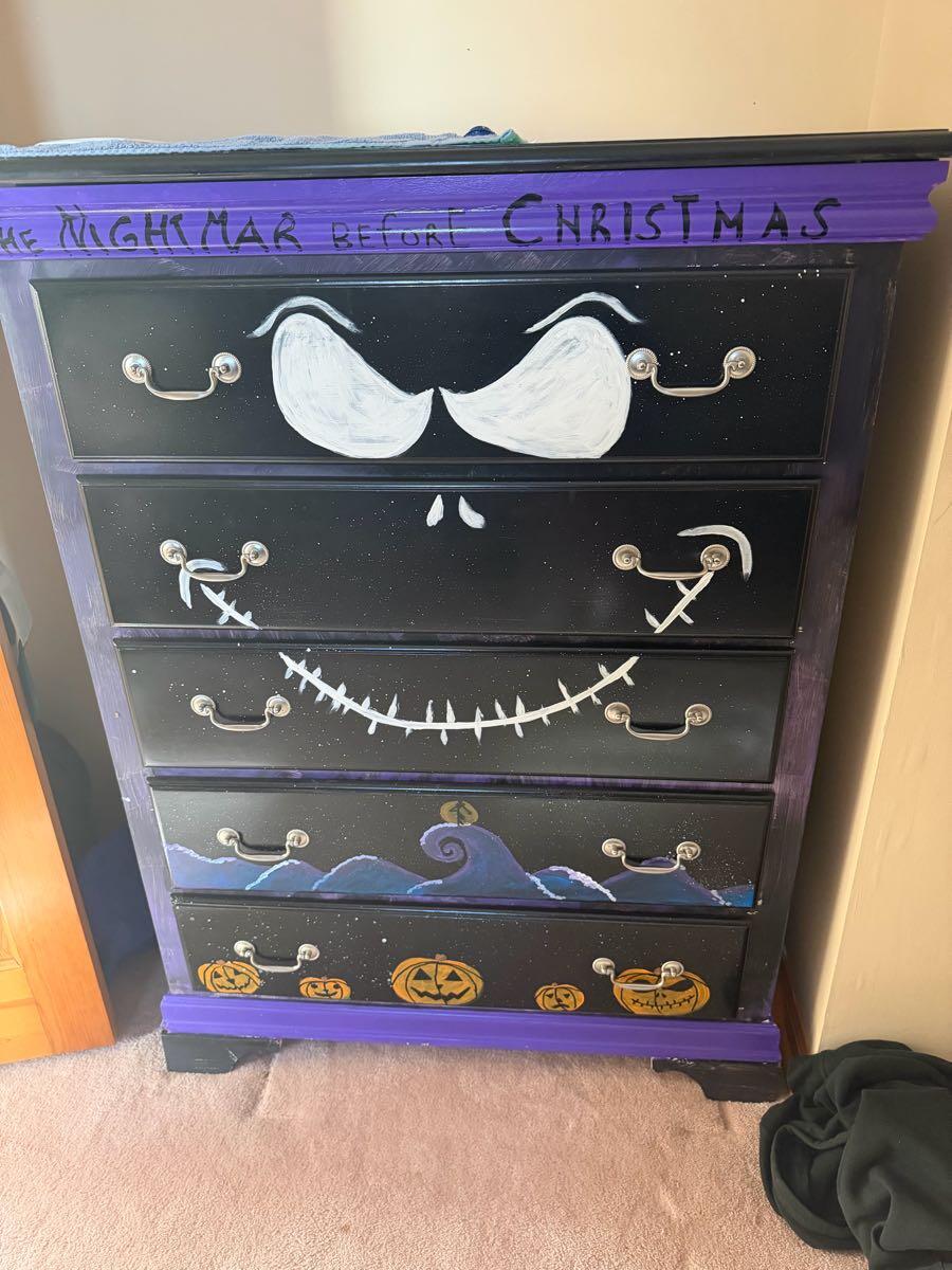 white christmas dresses Kieran 6 Drawer Dresser, Chestnut Gray | Nursery Dressers main image 1