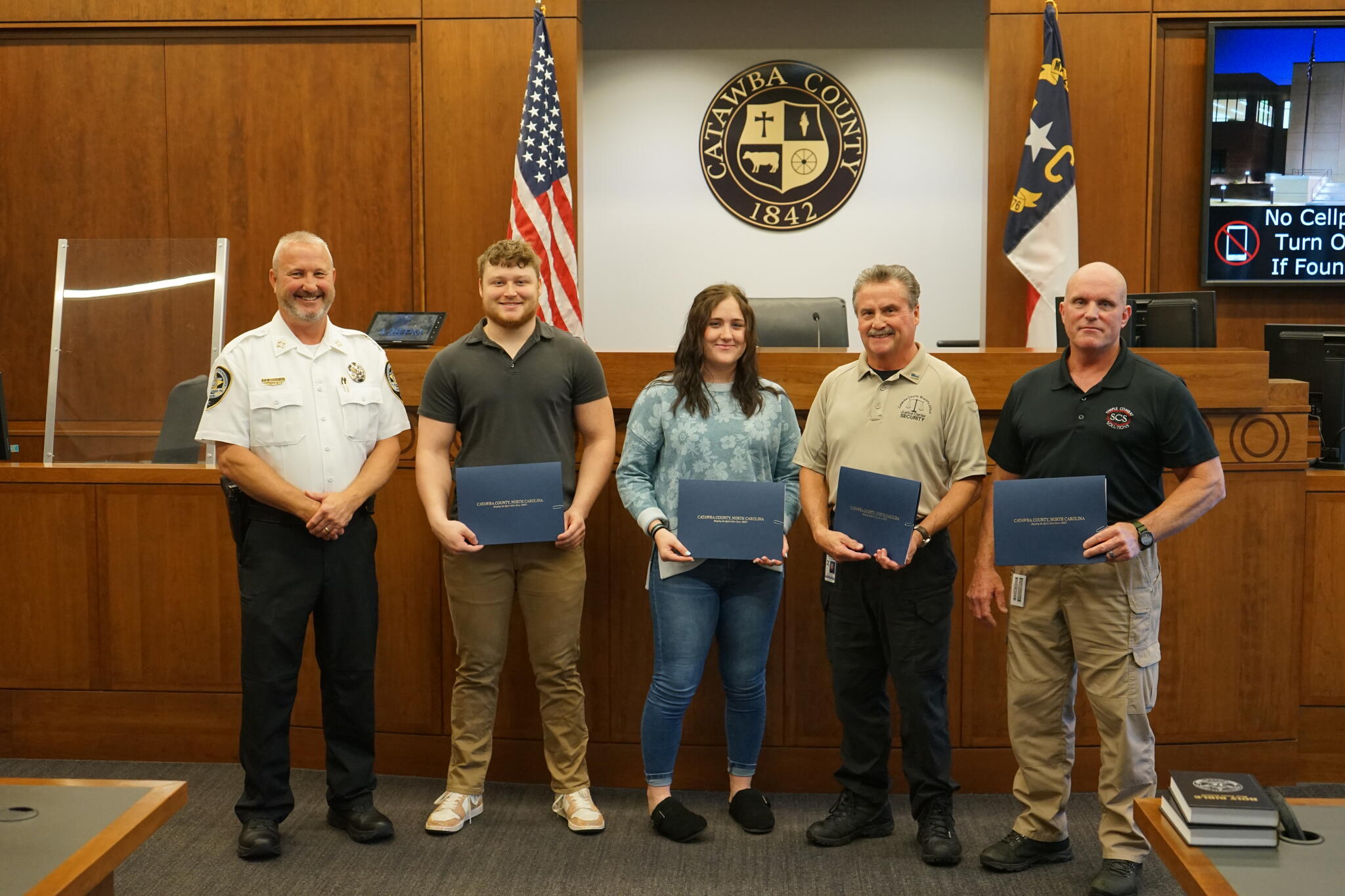 Employee Recognition Ceremony 10/13/22 (Catawba County Sheriff's Office