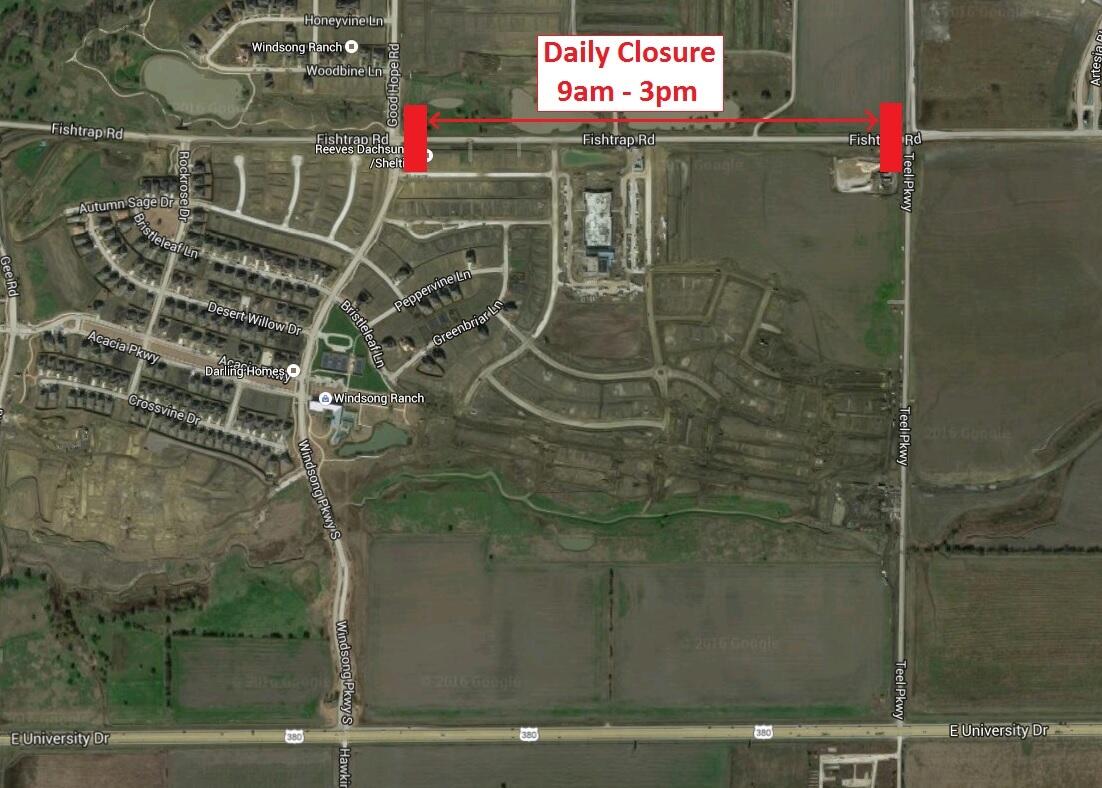 FISHTRAP ROAD CLOSURE (Town of Prosper) — Nextdoor — Nextdoor
