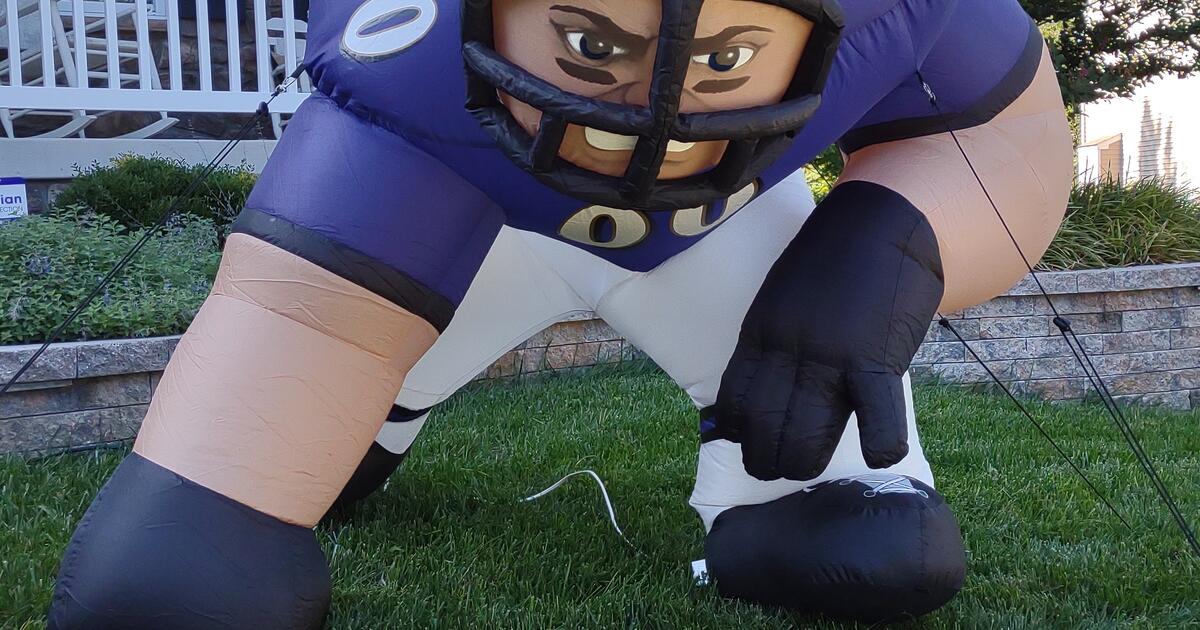 Baltimore Ravens Bubba Inflatable Lawn Decoration for $150 in Pasadena ...