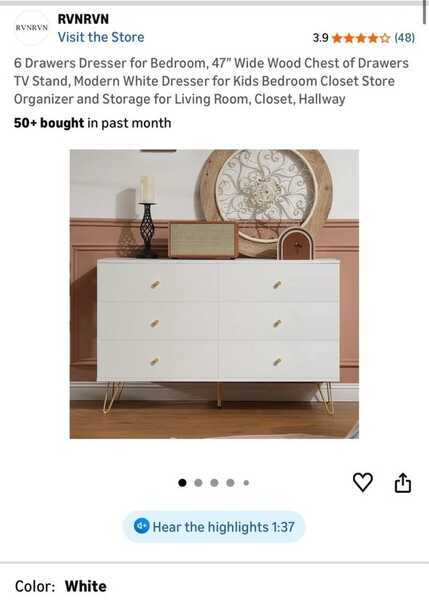 6 Drawer White Dresser With Gold Accents For $140 In Baton Rouge, LA | For Sale & Free Nextdoor 6 Drawer White Dresser With Gold Accents For $140 In Baton Rouge, LA | For Sale & Free Nextdoor