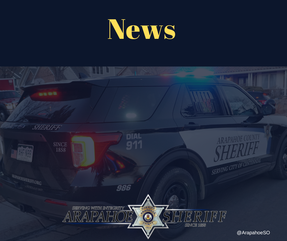 Carjacking Suspect Taken into Custody by Arapahoe County Sheriff's Office Special Response Team