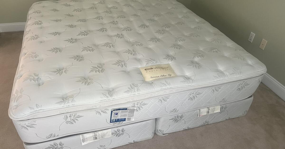 beautyrest king size mattress and box spring