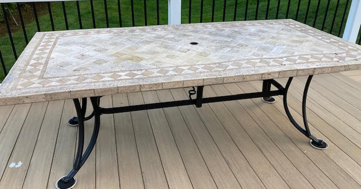 Free Fortunoff Outdoor Dining Table for Free in Manasquan, NJ Finds