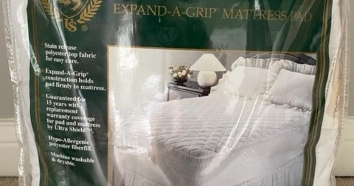 Mattress Shield Expand A Grip Mattress Pad Twin-NEW for $15 in ...