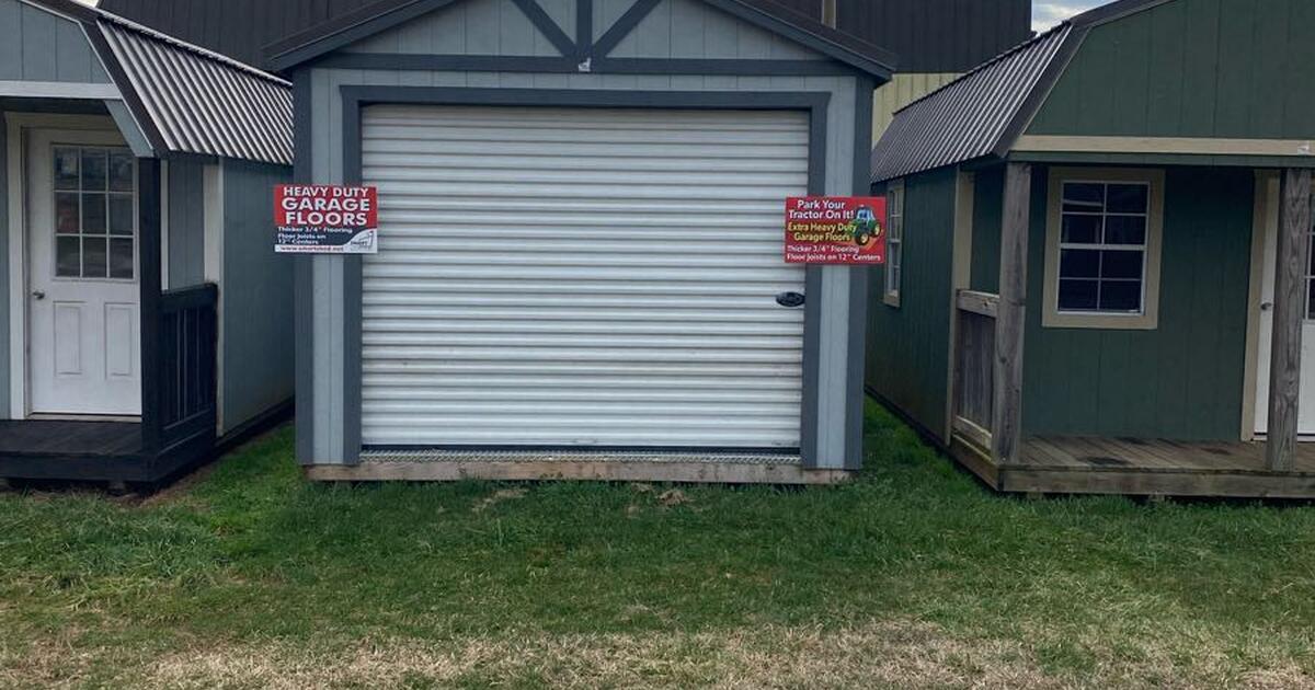 12X24 Garage Shed Free Delivery No Credit check for 1234 in