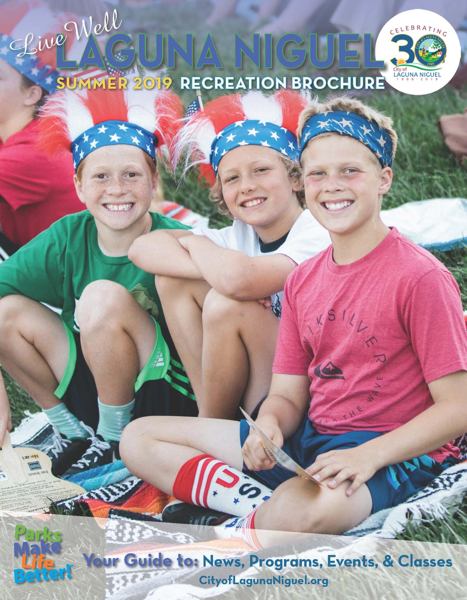 Parks and Recreation Summer Brochure is available now City of