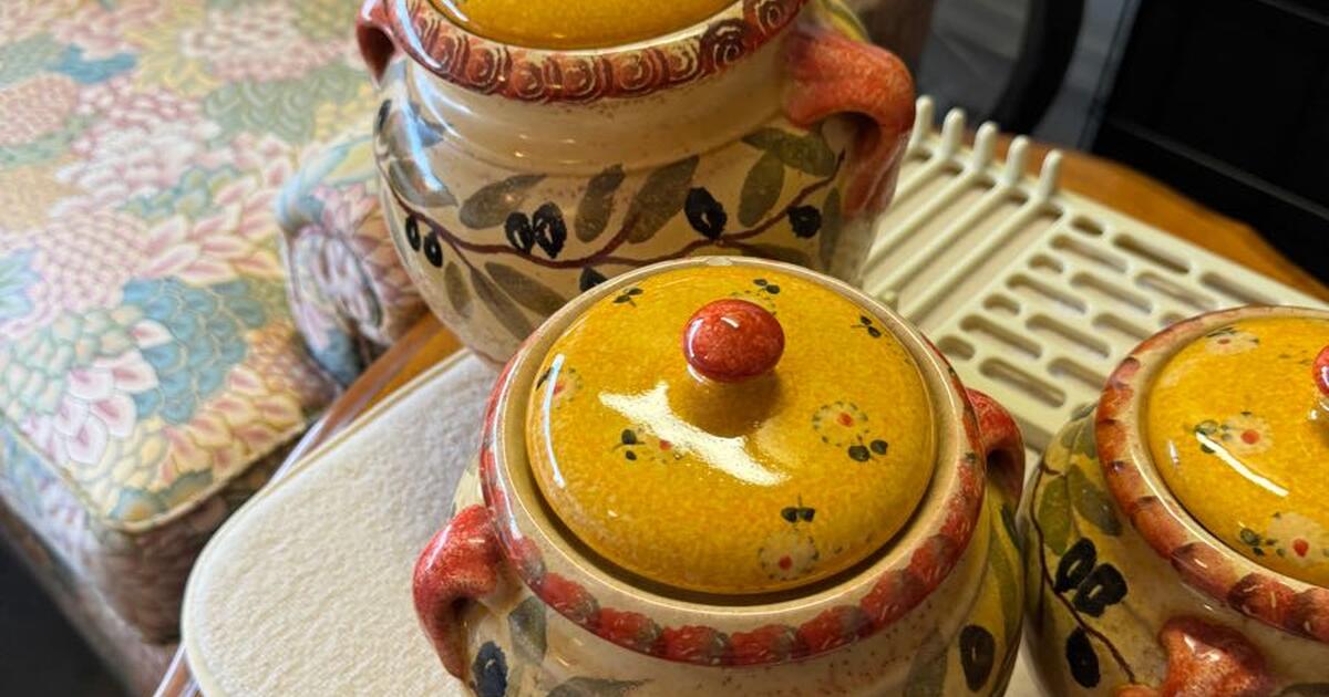 Bohemian Ceramic Jewelry Dish Set Of 3 | Hand-Painted Sun, Moon & Flower Trinket Trays | Boho Home Decor
