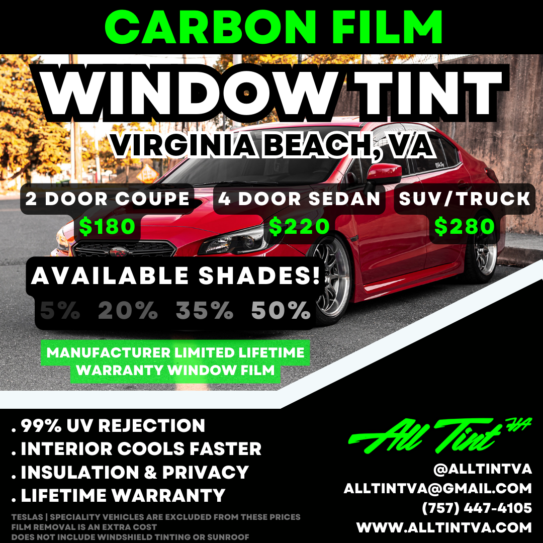 Ultimate Guide to Window Tinting in Virginia Beach, VA