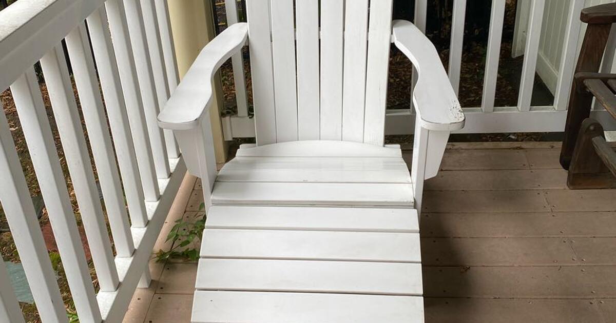 World Market Adirondack Chair and Footstool for 100 in Somerville, MA