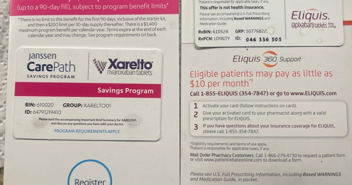 Eliquis and Xarelto discount prescription cards. for Free in Dallas, TX