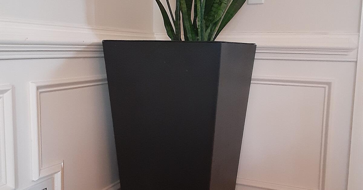 Tall Black Planters for $50 in Decatur, GA | For Sale & Free — Nextdoor
