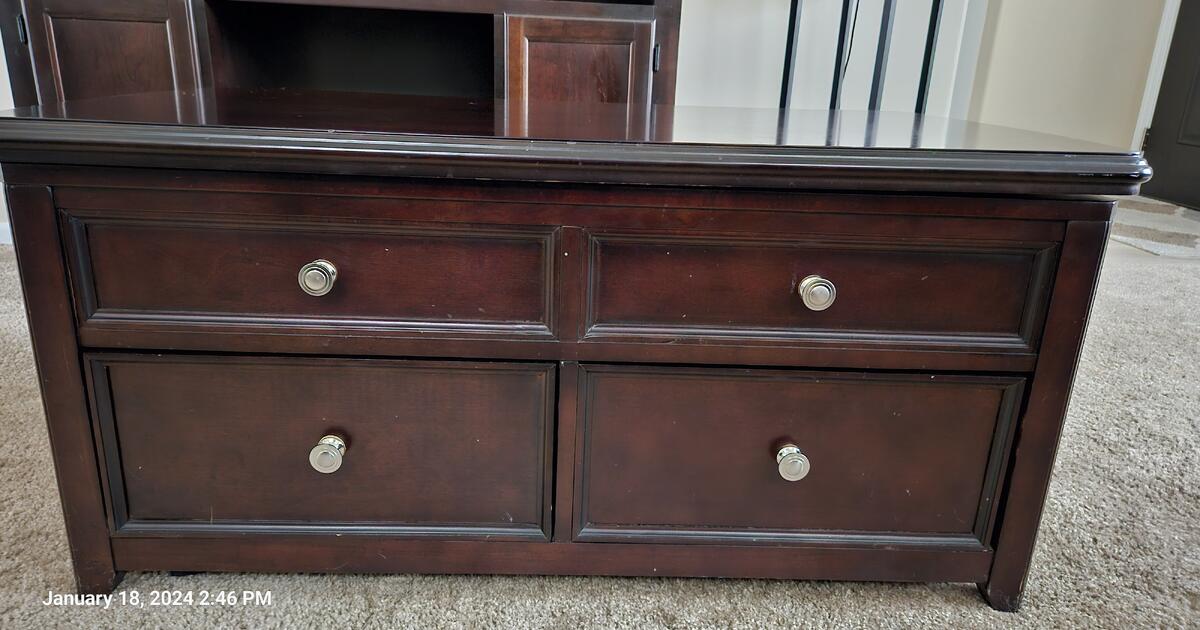 Matching Entertainment Center, Coffee Table, & End Table for 100 in