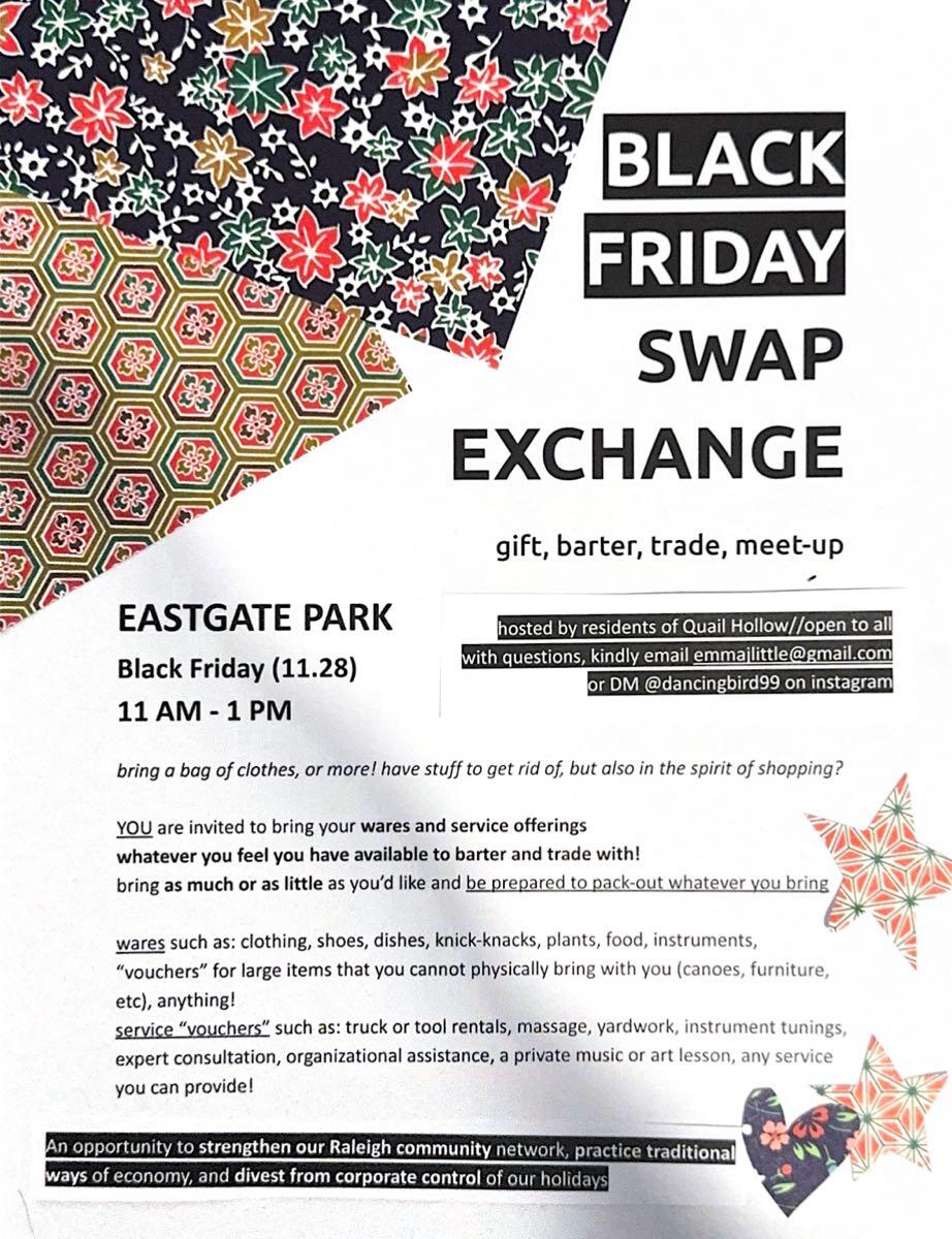 Black Friday Swap Exchange