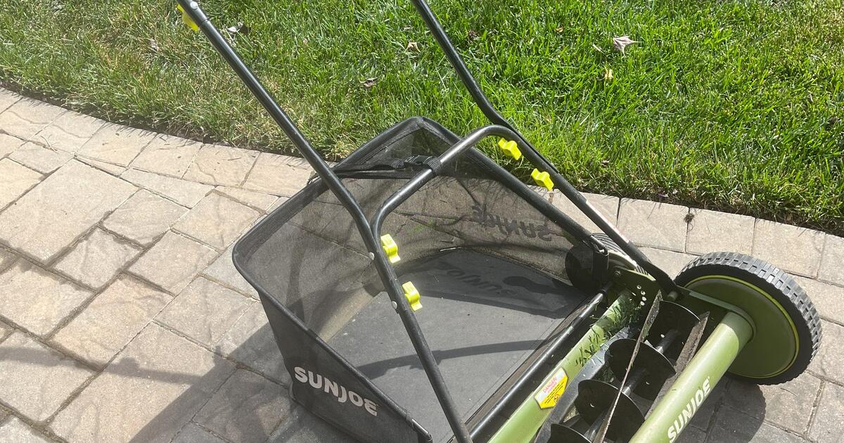 Sunjoe Manual Lawn Mower for Free in Roseville, CA Finds — Nextdoor