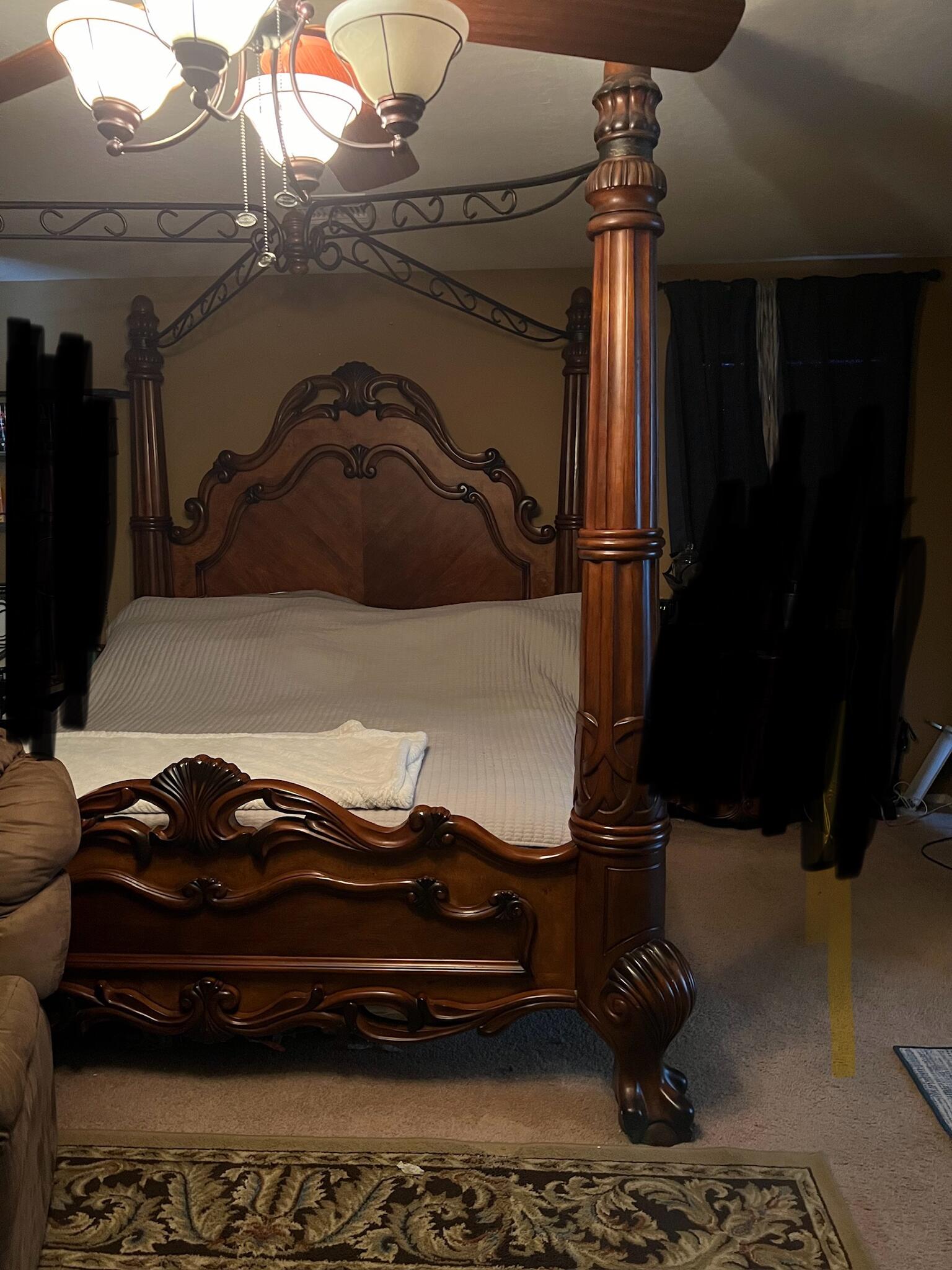 Free beautiful king bed frame for Free in Waddell, AZ For Sale & Free