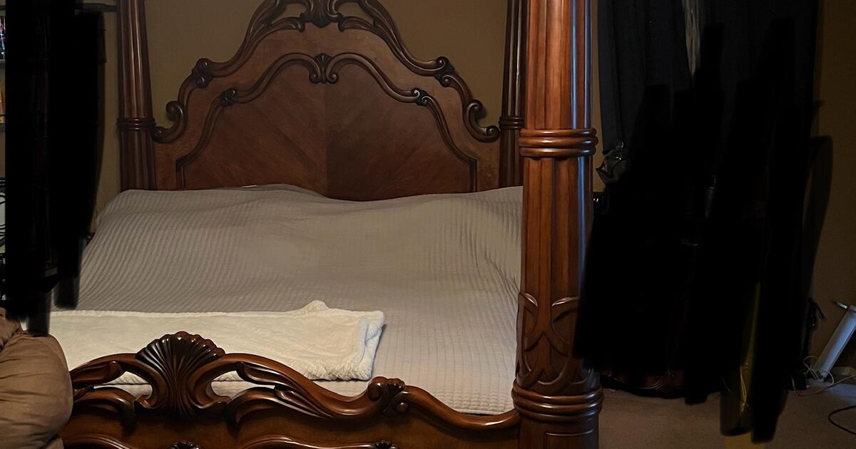 Free beautiful king bed frame for Free in Waddell, AZ For Sale & Free