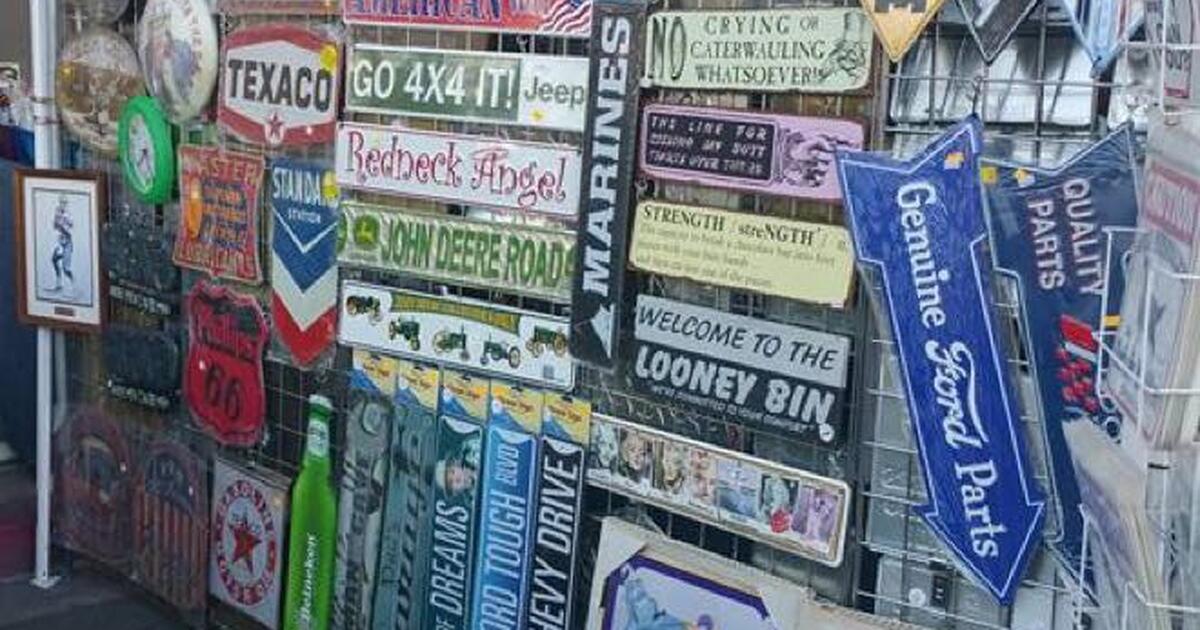 TIN Sign Inventory Display Racks Bins for $2500 in Pioneer, CA | For ...