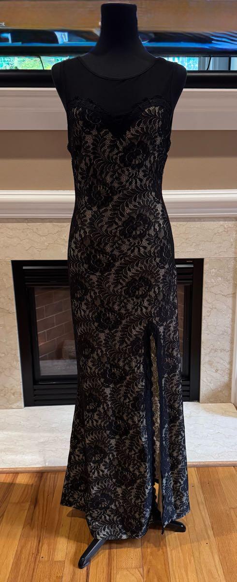 Miusol Black & Cream Illusion & Lace Cocktail Dress For $30 In Norfolk, VA  | For Sale & Free  Nextdoor