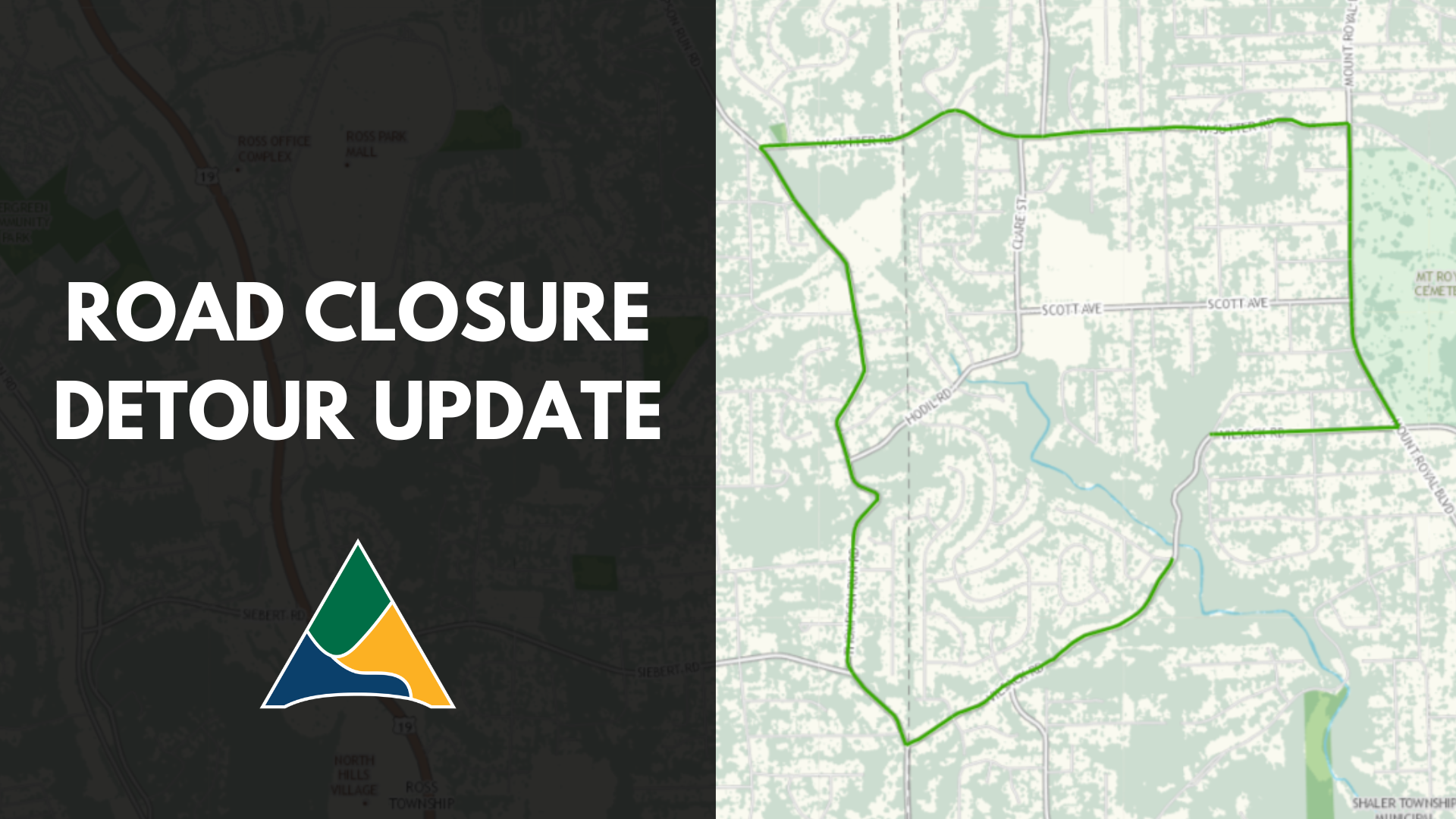Detour for Vilsack Road Closure in Shaler Updated (Allegheny County ...