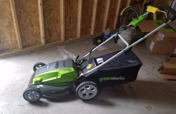 Greenworks 21 inch 13 Amp Corded Electric Lawn Mower Model 25112 - Used ...
