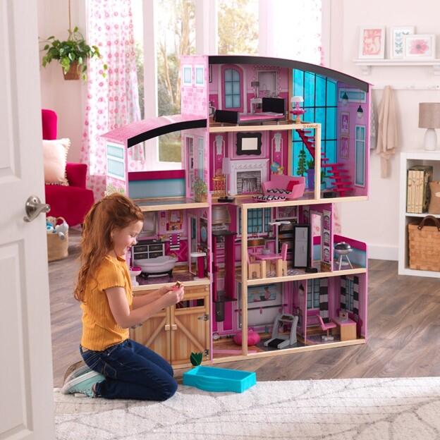 KidKraft Shimmer Mansion dollhouse with many extras!