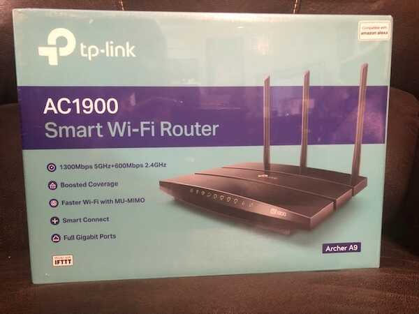 Smart WiFi Router - AC1900 Archer A9 - Br& New For $65 Knoxville, TN | For Sale — Nextdoor