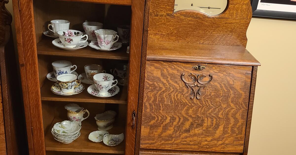 antique-desk-with-display-cabinet-for-250-in-indian-trail-nc-for