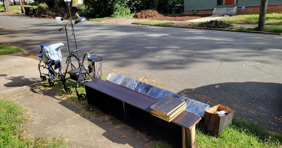 Lamps, Bookcases, Wheelchair for Free in Winston Salem, NC Finds