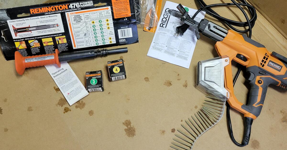 Rigid Deck Screw Gun and Power Hammer for 1 in Knoxville, TN Finds