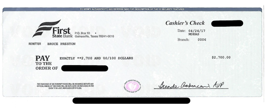 Fraudulent Check Alert Be Aware Of Fraudulent Checks Circulating Through The Mail Take Proper 6915