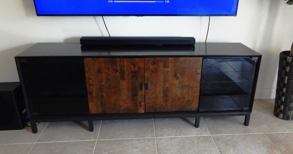 tv-entertainment-center-smoked-glass-doors-75-00-for-75-in-indian