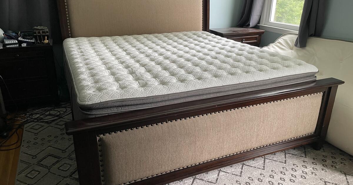 Ashley King Bed (with Harvard frame and boxsprings) for Free in ...