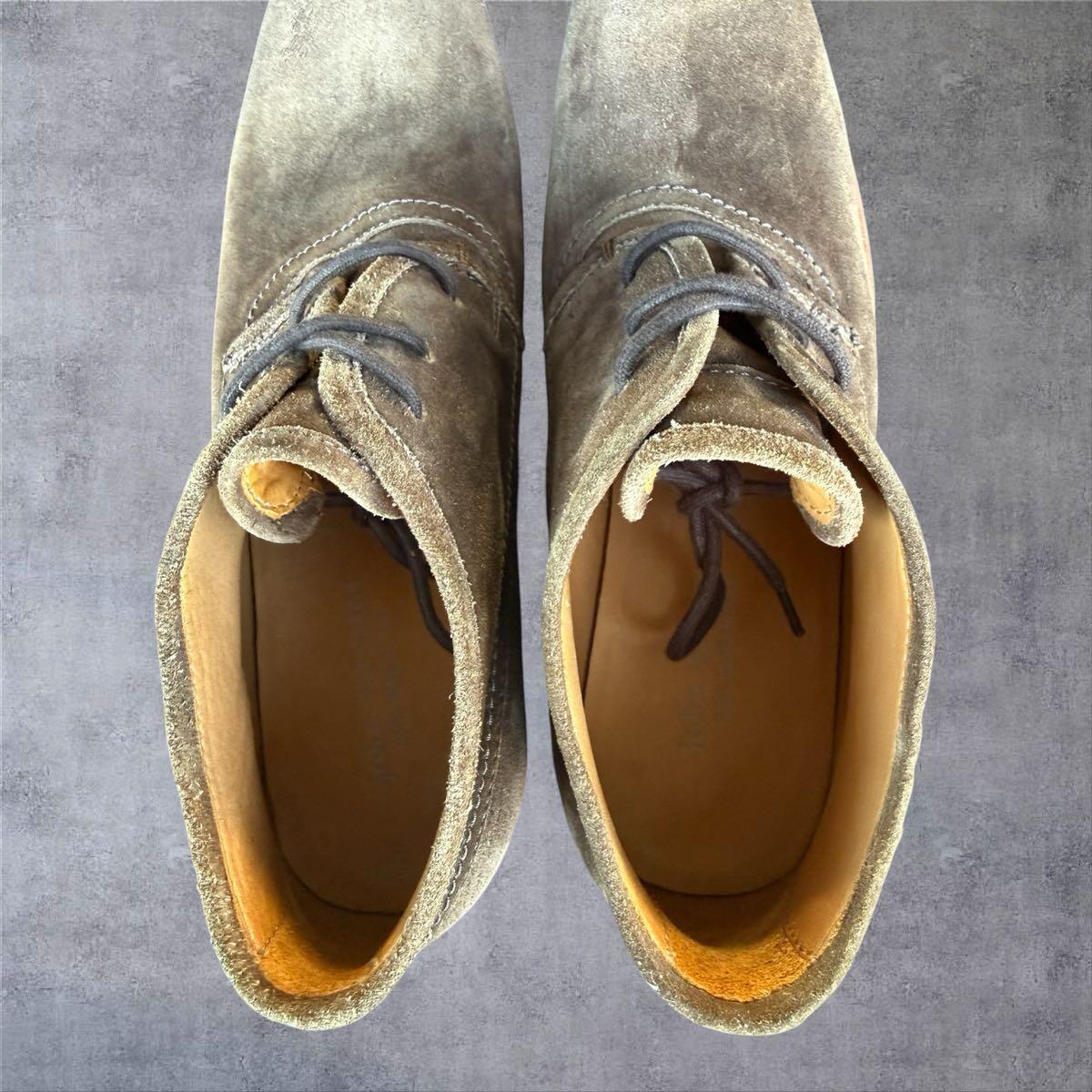 John Varvatos Brown Suede Chukka Boots Mens 9.5 Vibram Sole 