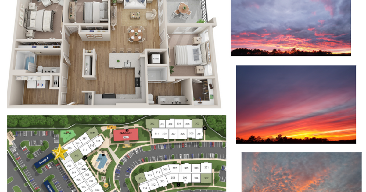 3BR/2BATH Apartment the Knoll, 3rd Floor Corner Unit Great View