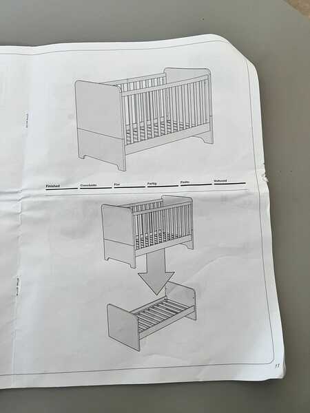 Mamas Papas Haxby Cot Bed For Free In London Engl For Sale