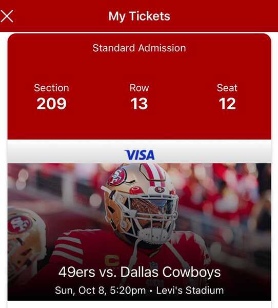 49ers vs cowboys 2023 tickets