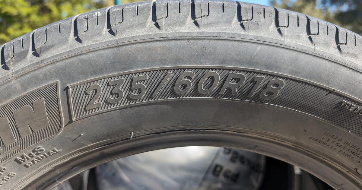 4 tires 235/60R18 for 100 in New Braunfels, TX For Sale & Free