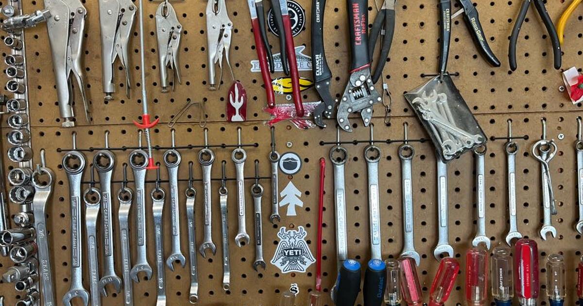 Garage Sale Tools. Sat May 13, 8 to noon 16216 Cancun Circle, Wildwood