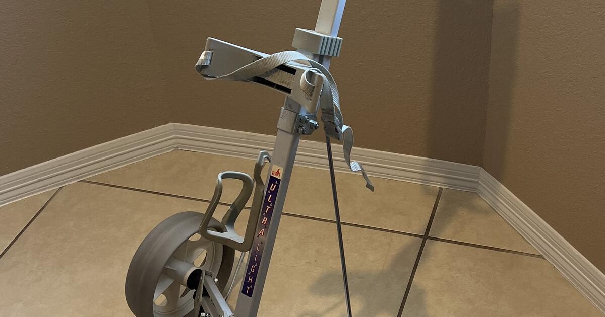 Kennex 2 Wheel Ultralight Pull Cart 2 Wheel Aluminum Golf Cart for 20