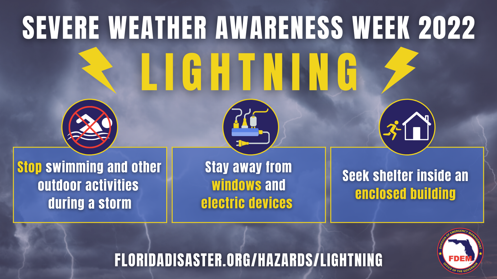 Today is the first day of Severe Weather Awareness Week! (Pasco County