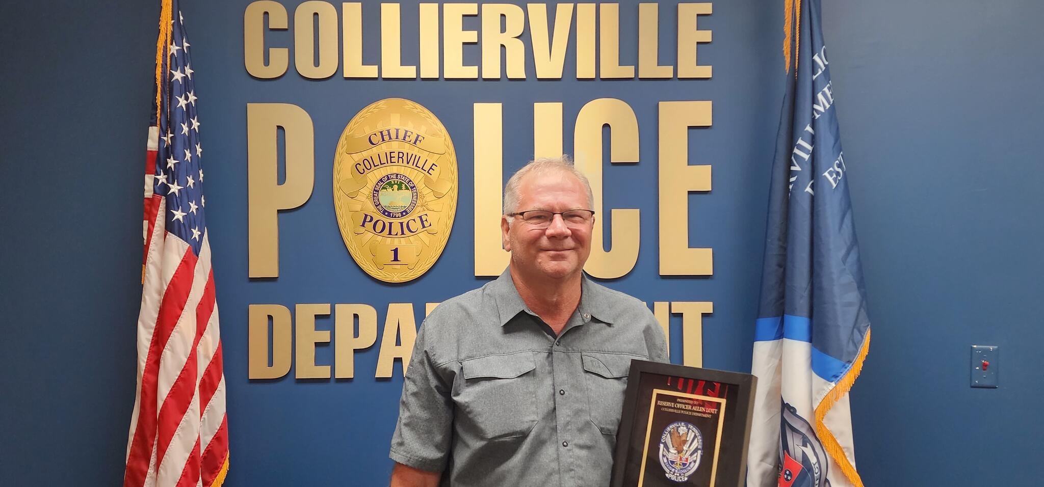 Please join us in congratulating Reserve Officer Allen Lott on his