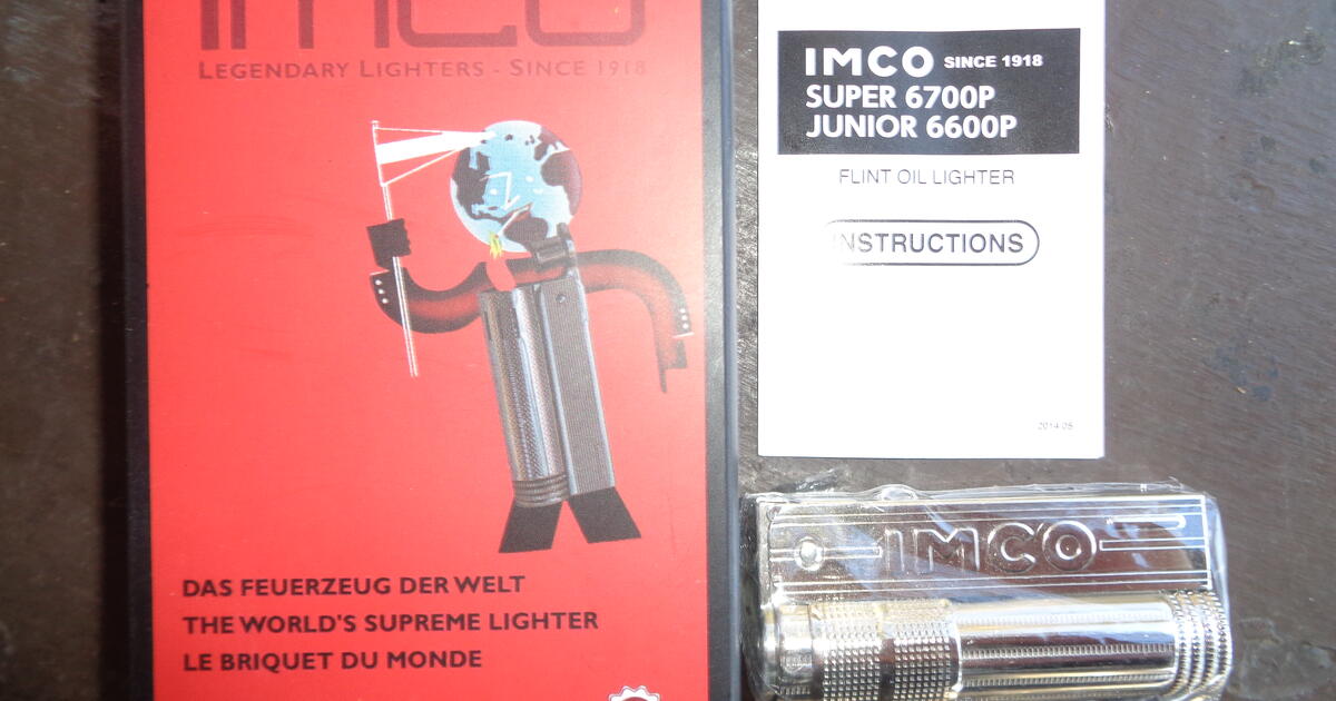 NEW famous brand IMCO flint oil lighter SUPER 6700P with flint & wick