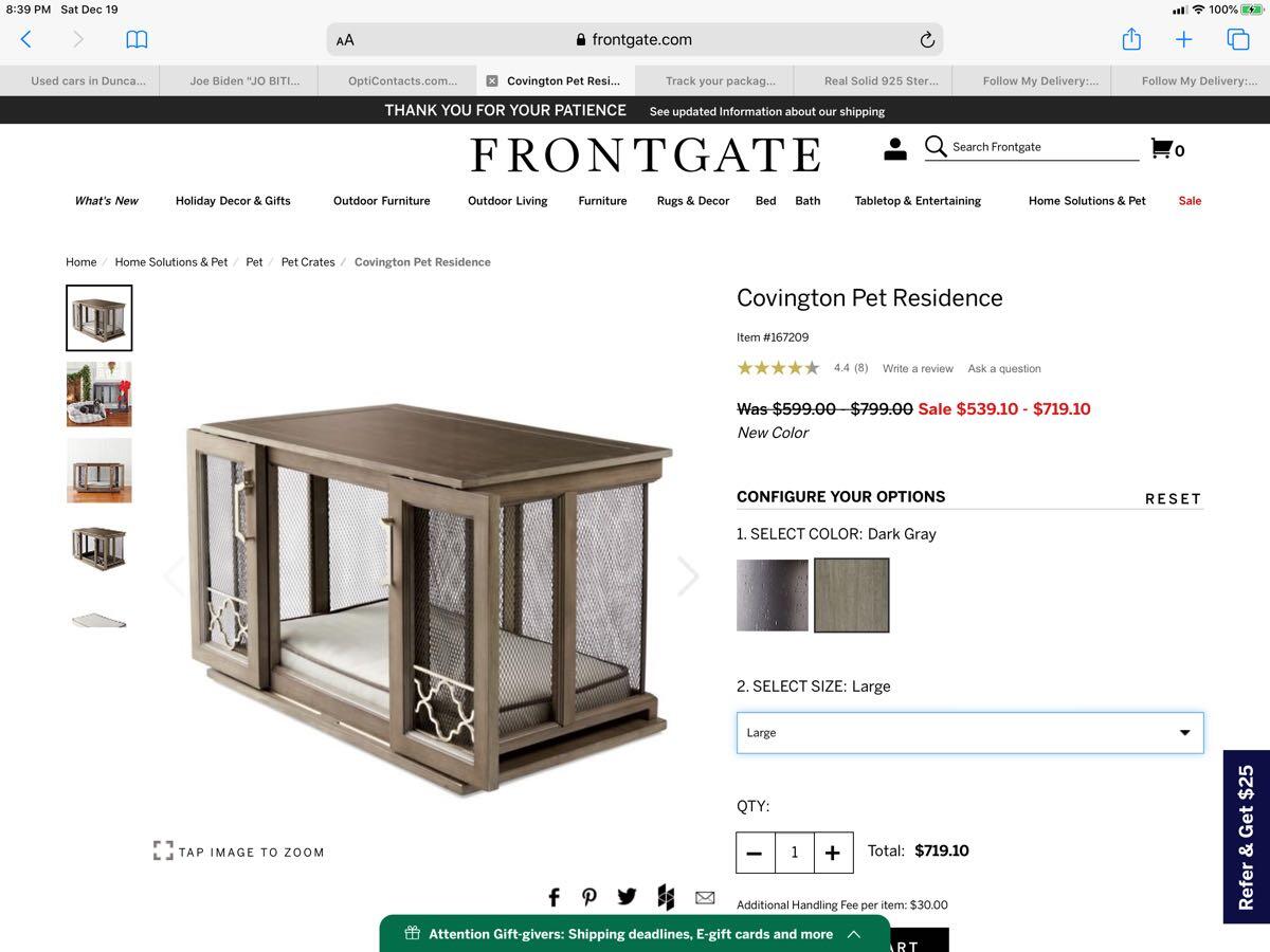 frontgate covington pet residence