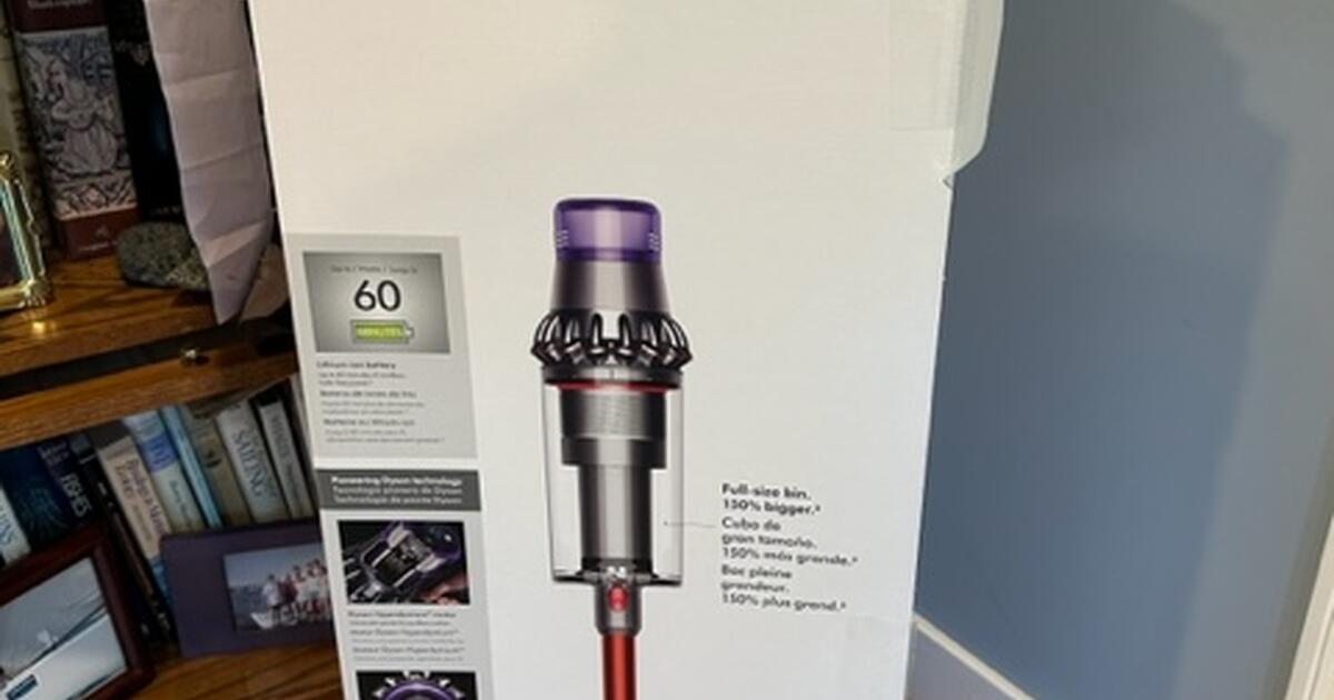 New Dyson Outsize Cordless Vacuum Cleaner, Nickel/Red, Extra Large for