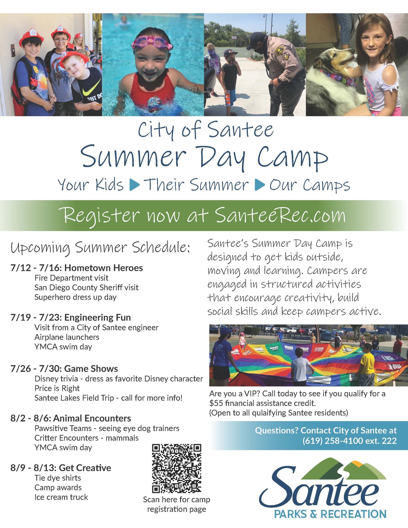 City of Santee Summer Day Camp (City of Santee) — Nextdoor