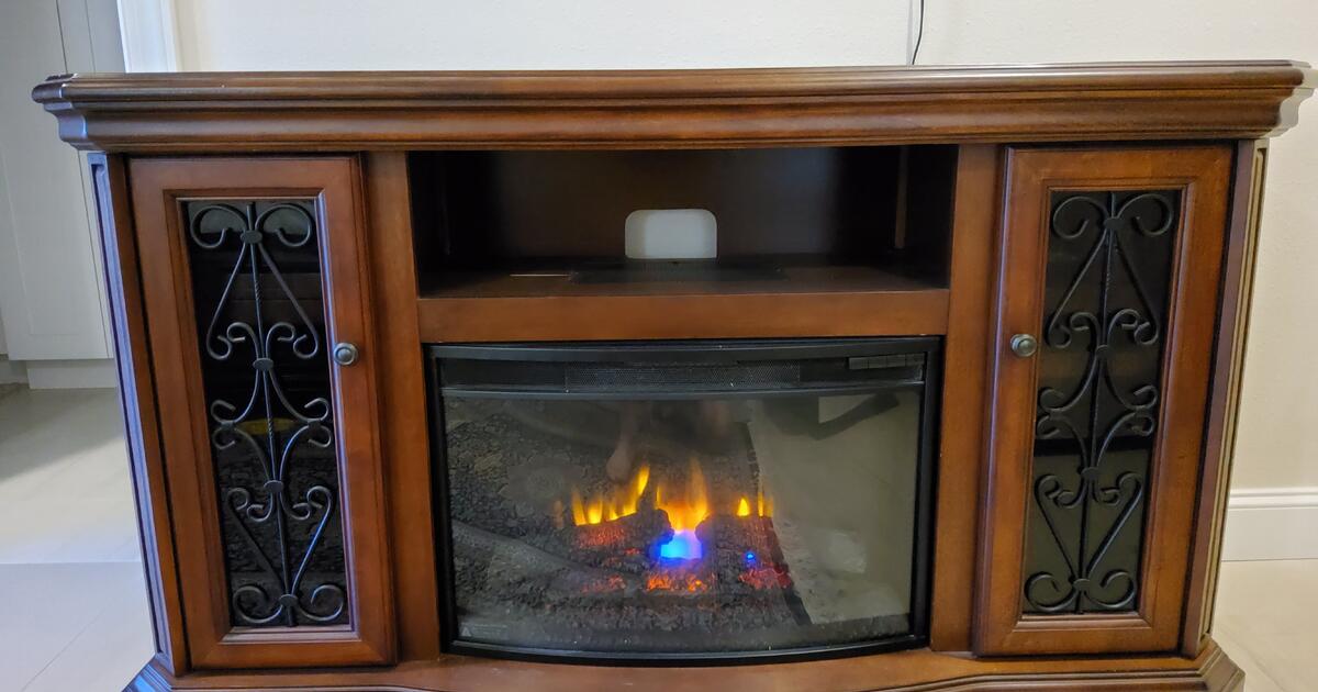 Tv Entertainment Center and Electric Fireplace for 115 in Crossville