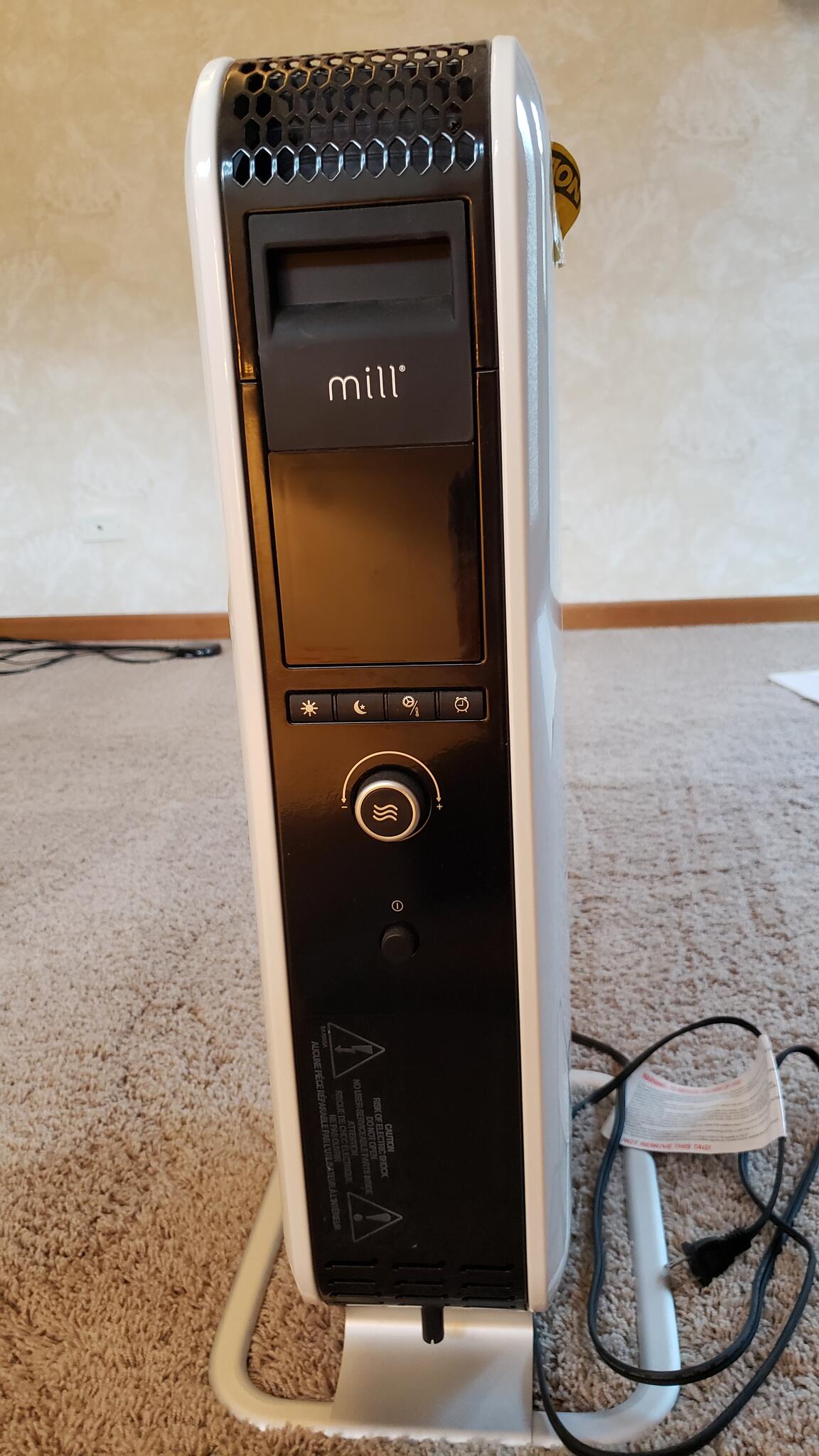 Mill 1500W Portable Oil Heater, White AB-H1500DN For $80 In Lisle, IL | For  Sale u0026 Free — Nextdoor