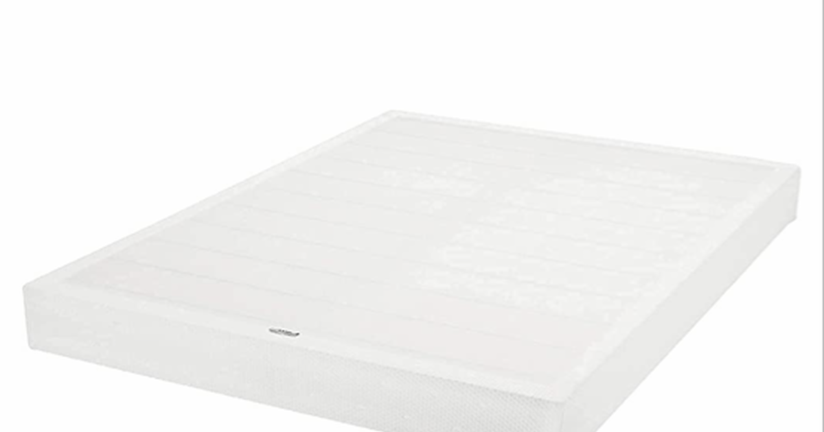 Amazon Basics Smart Box Spring Bed Base Mattress Foundation Full